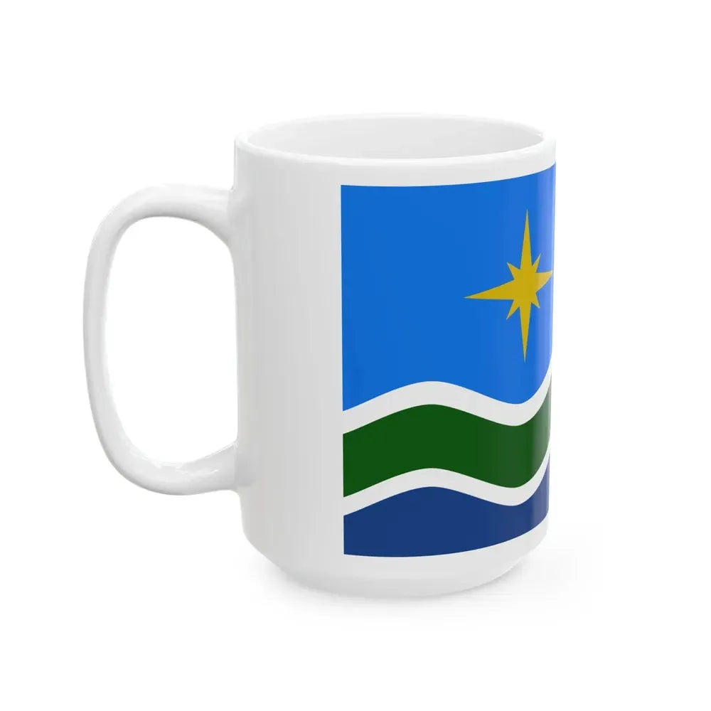 Flag of Duluth Minnesota (United States) White Coffee Mug - Go Mug Yourself