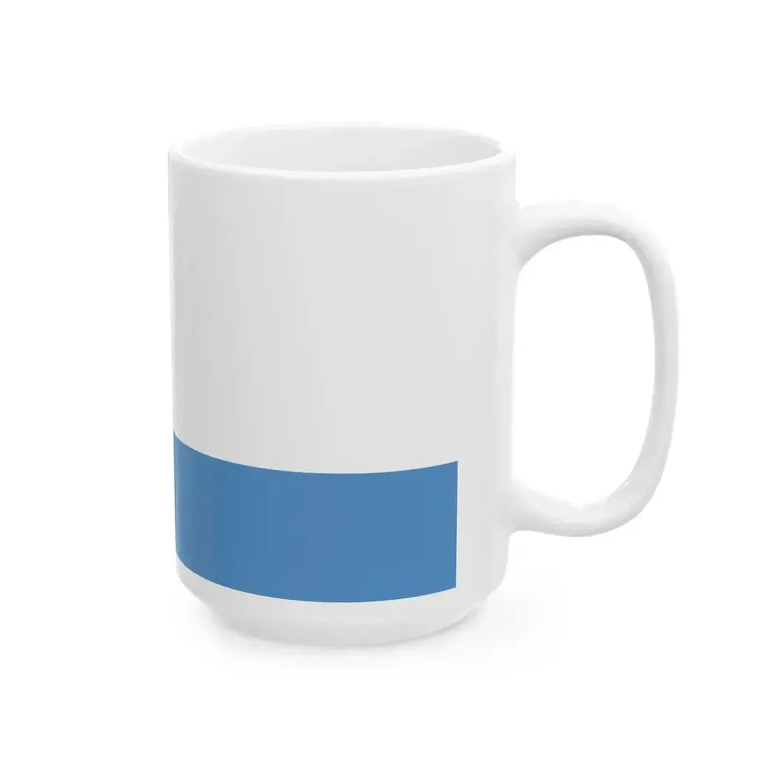 Flag of Dunaujvaros (Hungary) White Coffee Mug - Go Mug Yourself