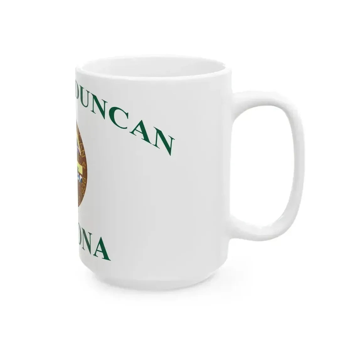 Flag of Duncan Arizona (United States) White Coffee Mug - Go Mug Yourself