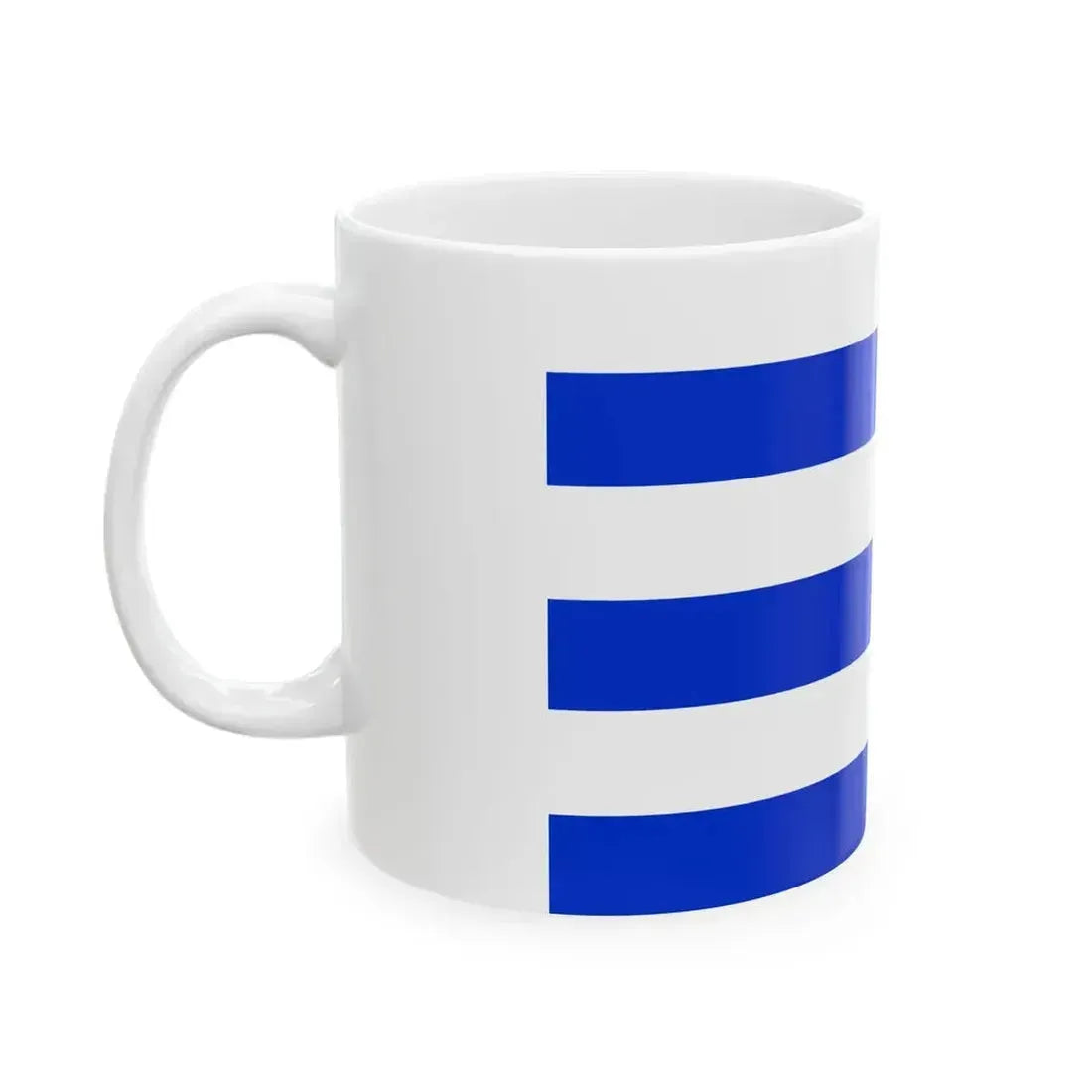 Flag of Dunkirk (France) White Coffee Mug - Go Mug Yourself