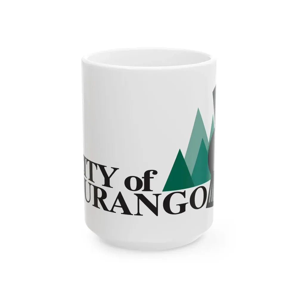 Flag of Durango Colorado (United States) White Coffee Mug 15oz - Go Mug Yourself