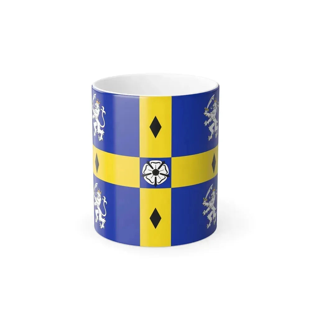 Flag of Durham County Council UK - Color Changing Coffee Mug 11oz - Go Mug Yourself