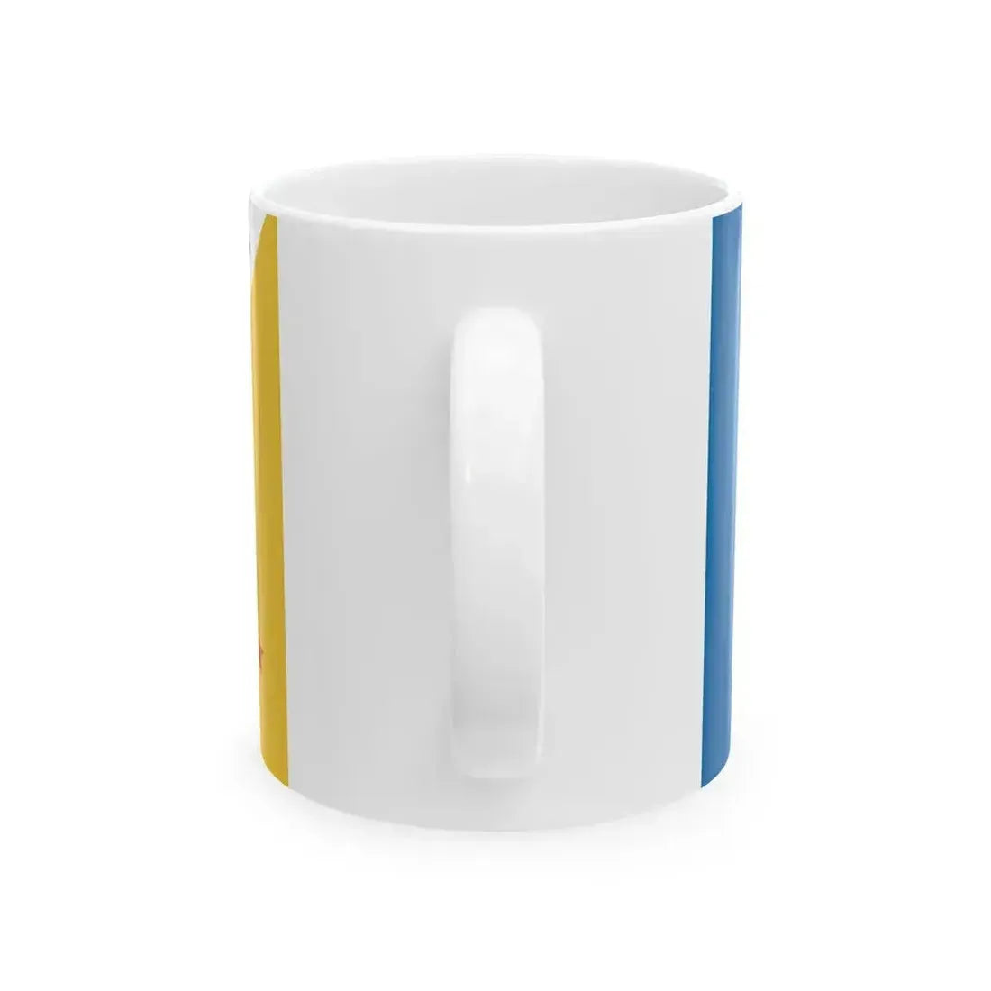 Flag of Durham County North Carolina 2002-2020 (United States) White Coffee Mug - Go Mug Yourself