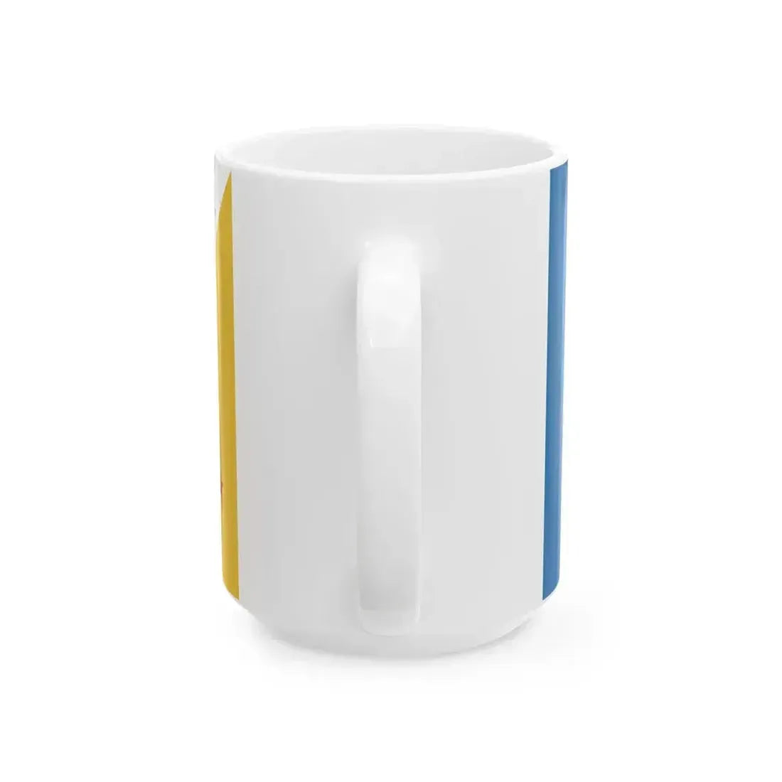 Flag of Durham County North Carolina 2002-2020 (United States) White Coffee Mug - Go Mug Yourself
