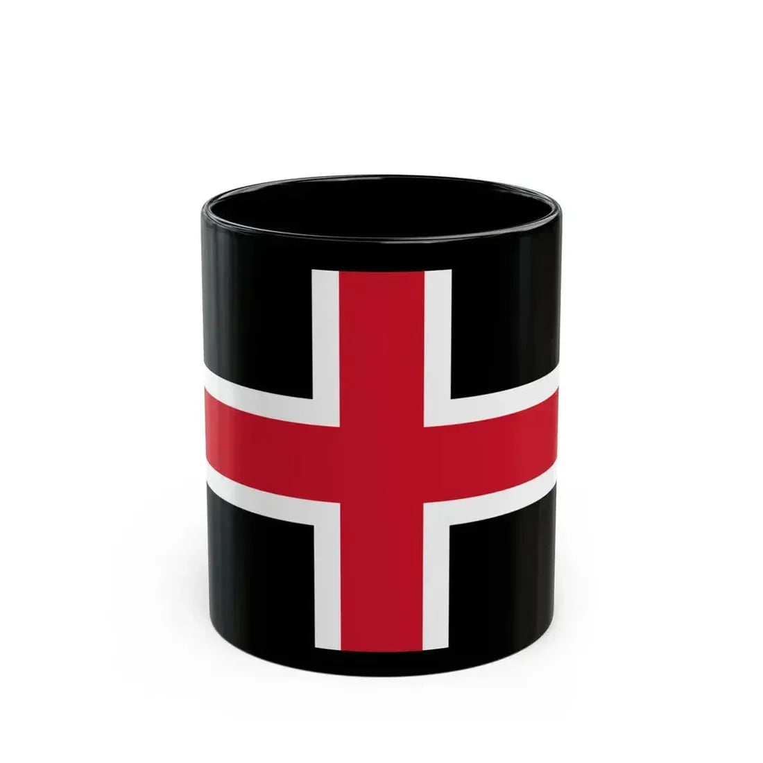 Flag of Durham UK - Black Coffee Mug 11oz - Go Mug Yourself