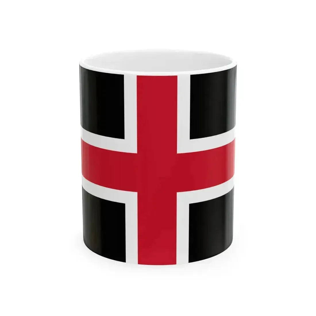 Flag of Durham UK - White Coffee Mug 11oz - Go Mug Yourself