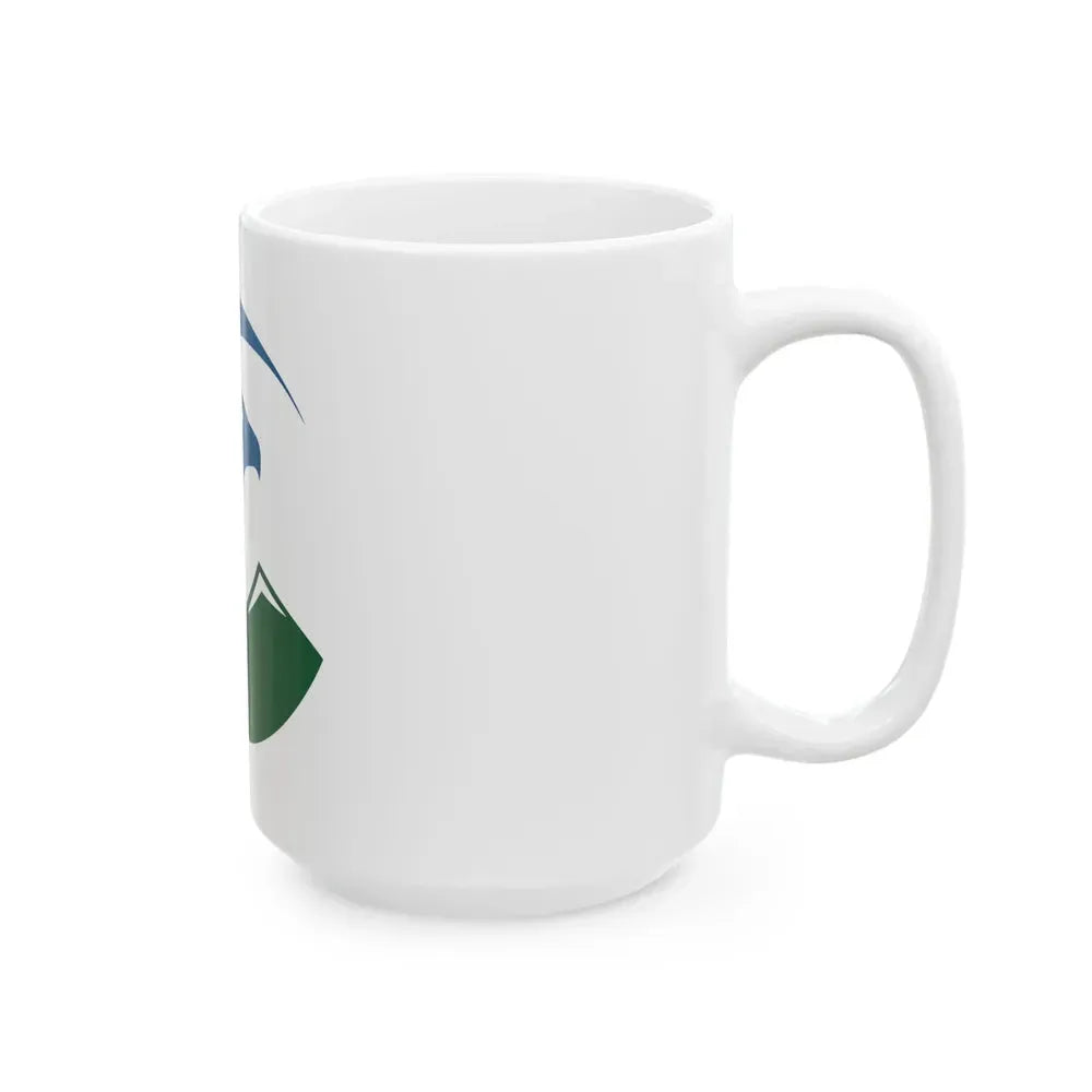 Flag of Eagle County Colorado (United States) White Coffee Mug - Go Mug Yourself