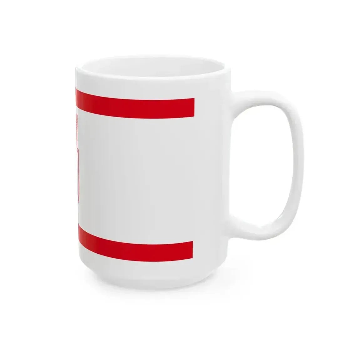 Flag of East Berlin 1956-1990 (Germany) White Coffee Mug - Go Mug Yourself