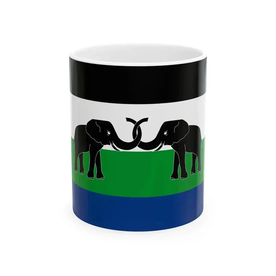 Flag of East Caprivi (Namibia) White Coffee Mug 11oz - Go Mug Yourself