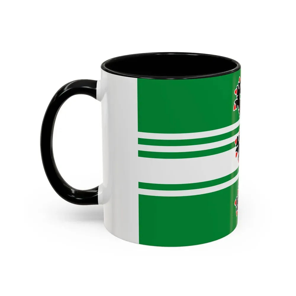 Flag of East Flanders Belgium - Accent Coffee Mug - Go Mug Yourself
