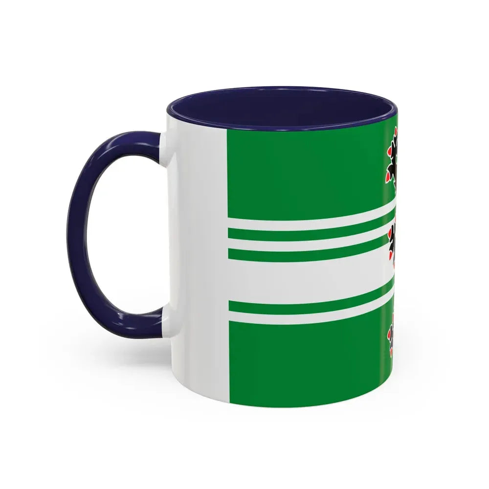Flag of East Flanders Belgium - Accent Coffee Mug - Go Mug Yourself