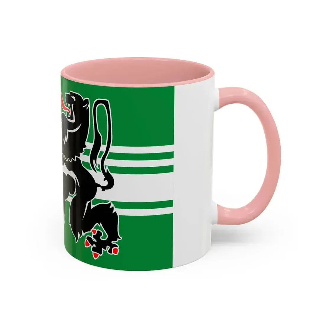 Flag of East Flanders Belgium - Accent Coffee Mug - Go Mug Yourself