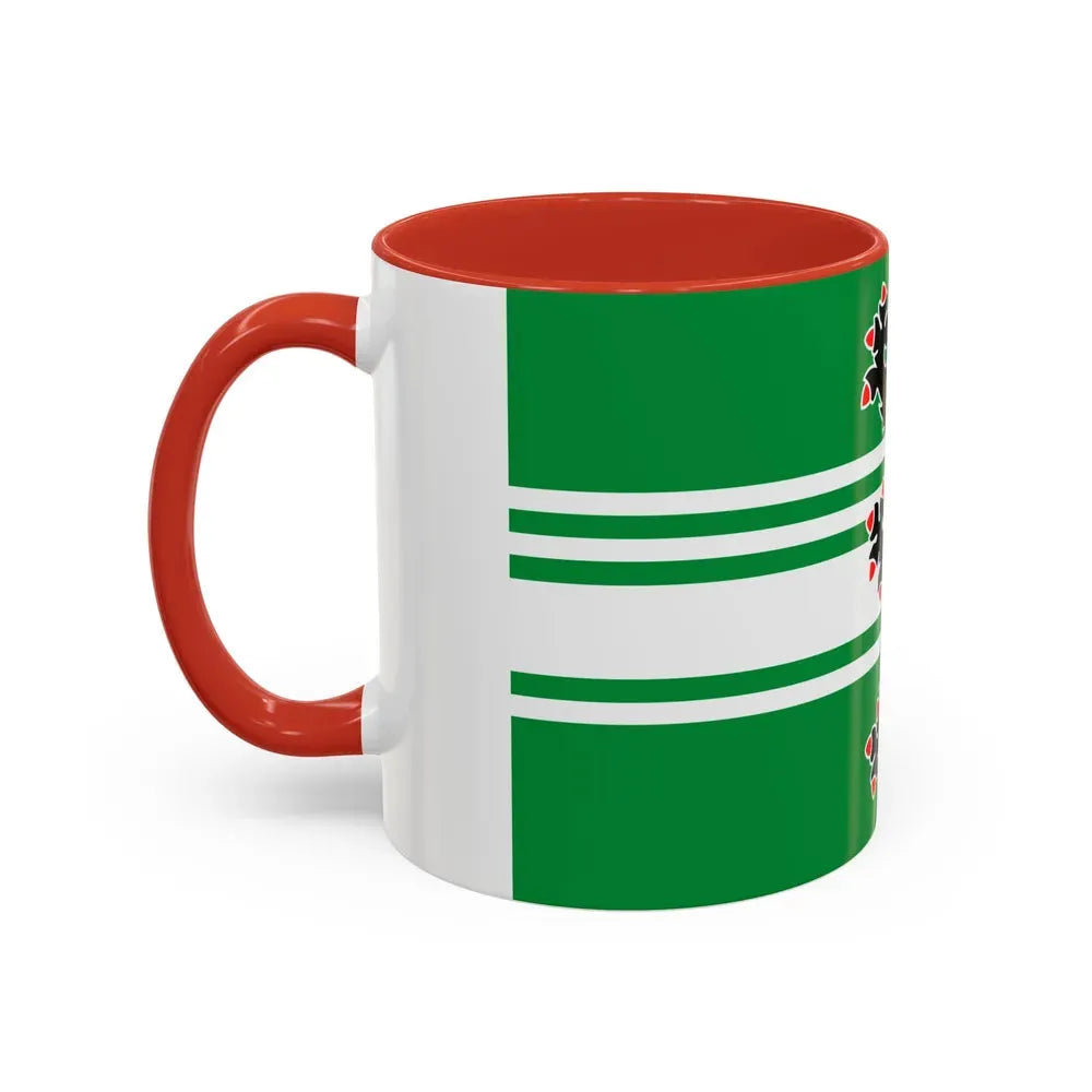 Flag of East Flanders Belgium - Accent Coffee Mug - Go Mug Yourself
