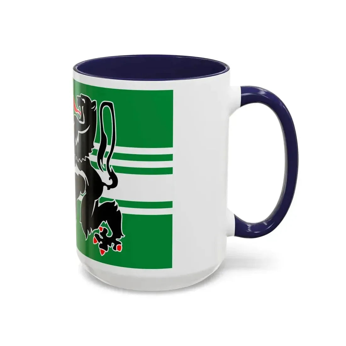 Flag of East Flanders Belgium - Accent Coffee Mug - Go Mug Yourself