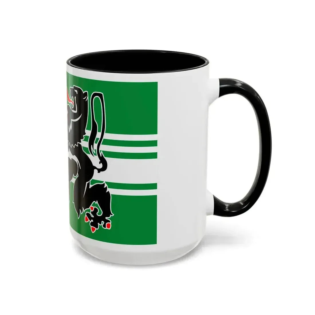 Flag of East Flanders Belgium - Accent Coffee Mug - Go Mug Yourself
