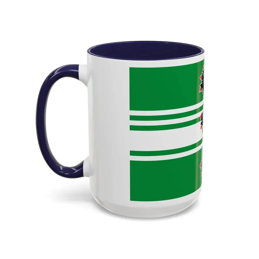 Flag of East Flanders Belgium - Accent Coffee Mug - Go Mug Yourself