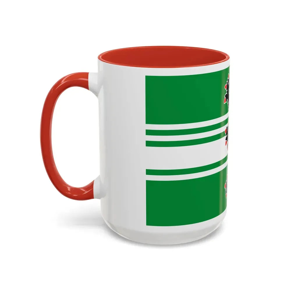 Flag of East Flanders Belgium - Accent Coffee Mug - Go Mug Yourself