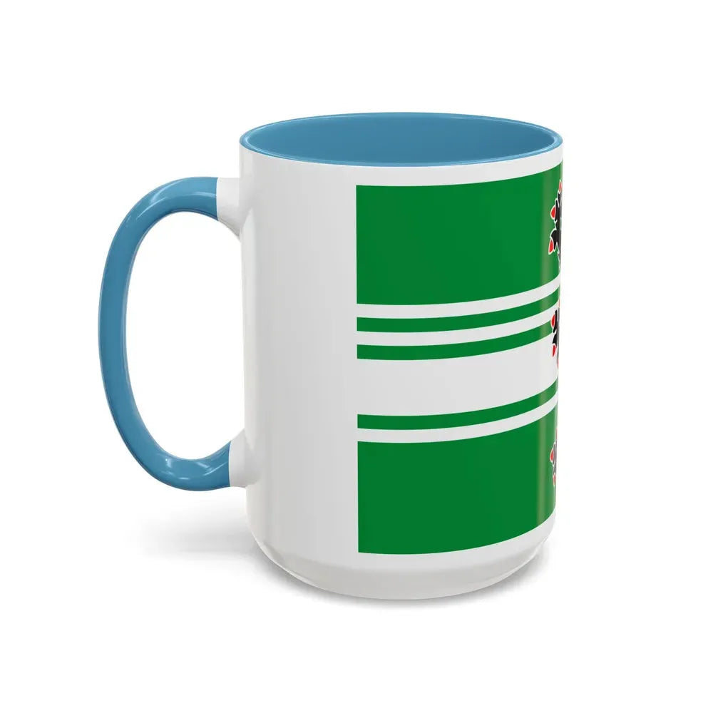 Flag of East Flanders Belgium - Accent Coffee Mug - Go Mug Yourself