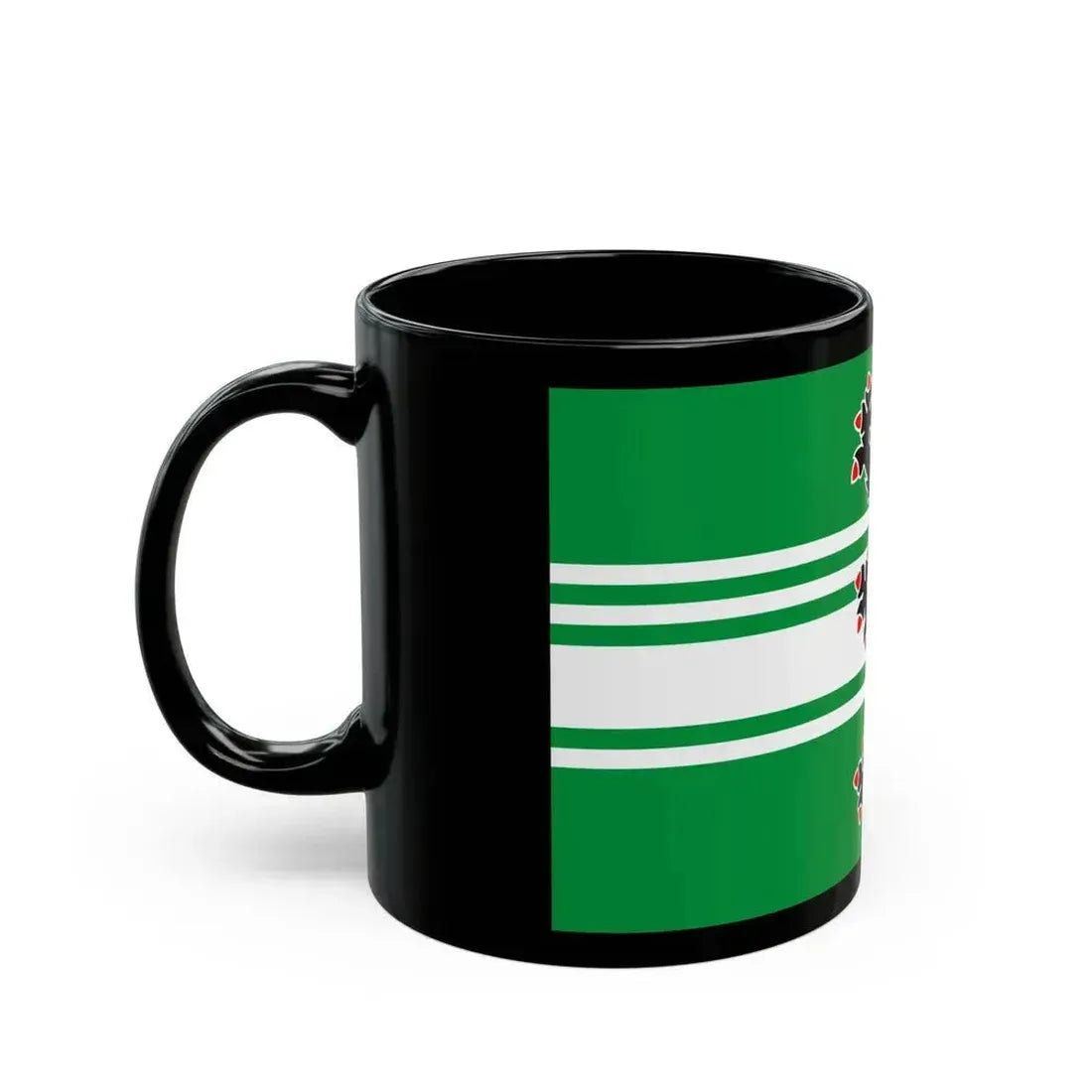 Flag of East Flanders Belgium - Black Coffee Mug - Go Mug Yourself