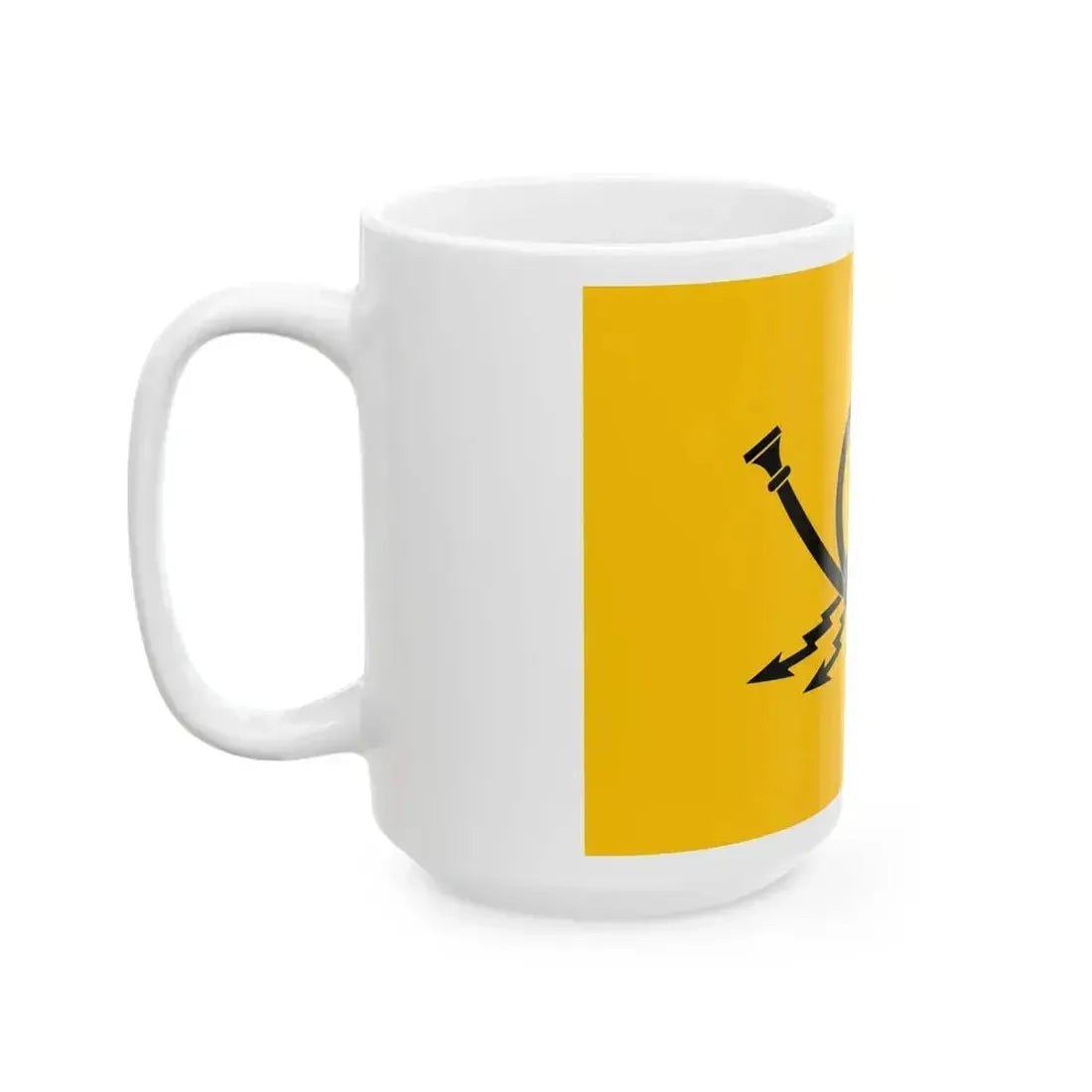 Flag of East Germany Post 1975-1990 (Germany) White Coffee Mug - Go Mug Yourself