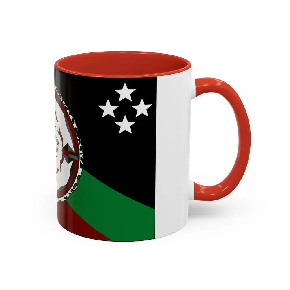 Flag of East New Britain Papa New Guinea - Accent Coffee Mug - Go Mug Yourself