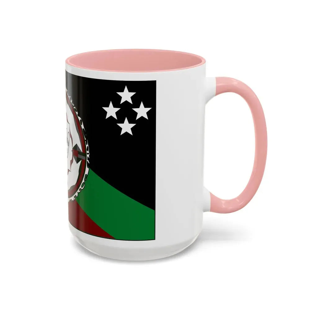 Flag of East New Britain Papa New Guinea - Accent Coffee Mug - Go Mug Yourself