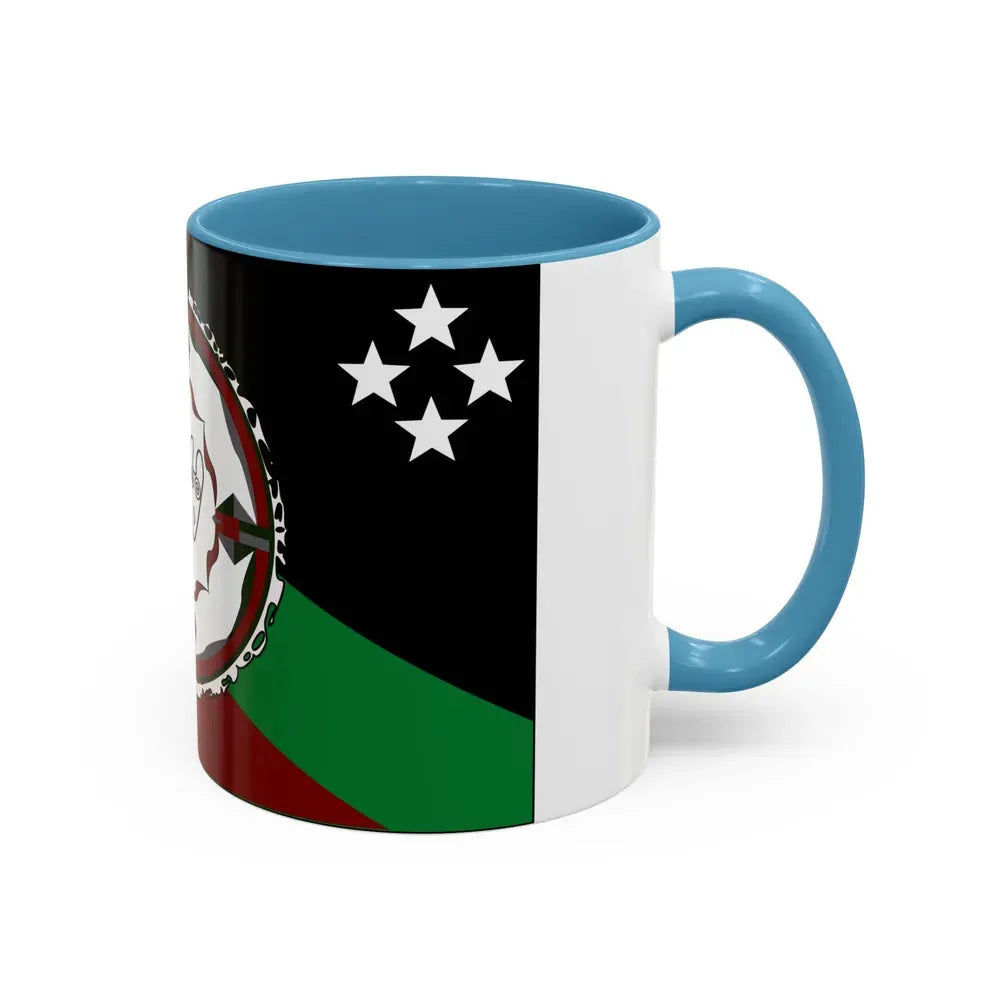 Flag of East New Britain Papa New Guinea - Accent Coffee Mug - Go Mug Yourself