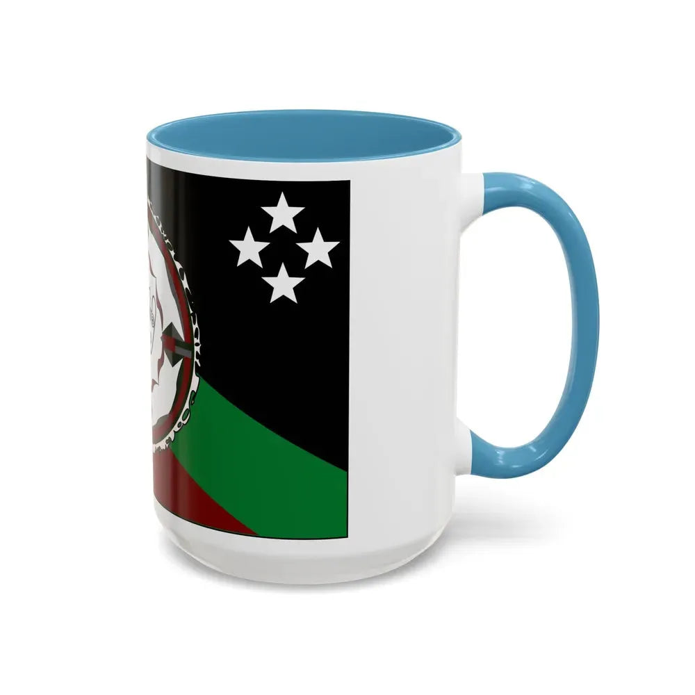 Flag of East New Britain Papa New Guinea - Accent Coffee Mug - Go Mug Yourself