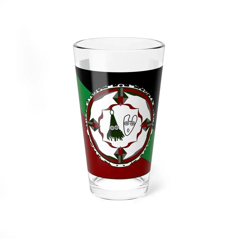 Flag of East New Britain Papa New Guinea - Pint Glass 16oz 16oz - Go Mug Yourself