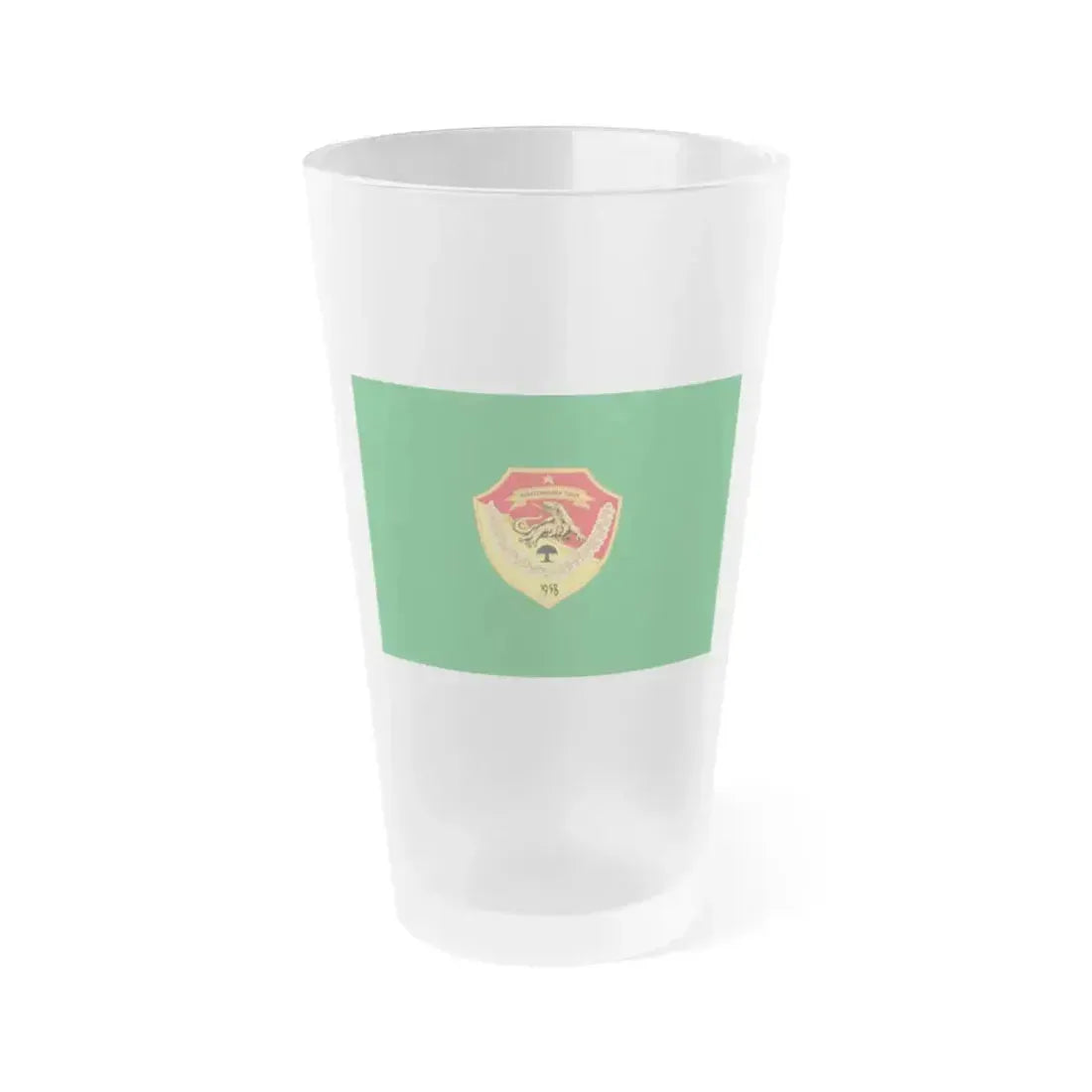 Flag of East Nusa Tenggara Indonesia - Frosted Pint Glass 16oz 16oz Frosted - Go Mug Yourself