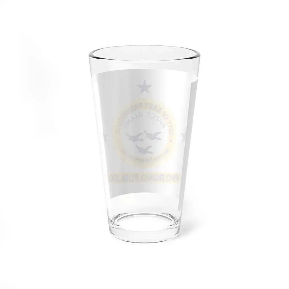 Flag of East Providence, Rhode Island - Pint Glass 16oz - Go Mug Yourself