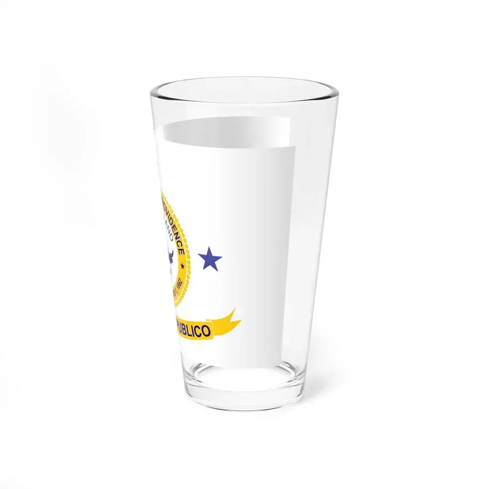 Flag of East Providence, Rhode Island - Pint Glass 16oz - Go Mug Yourself