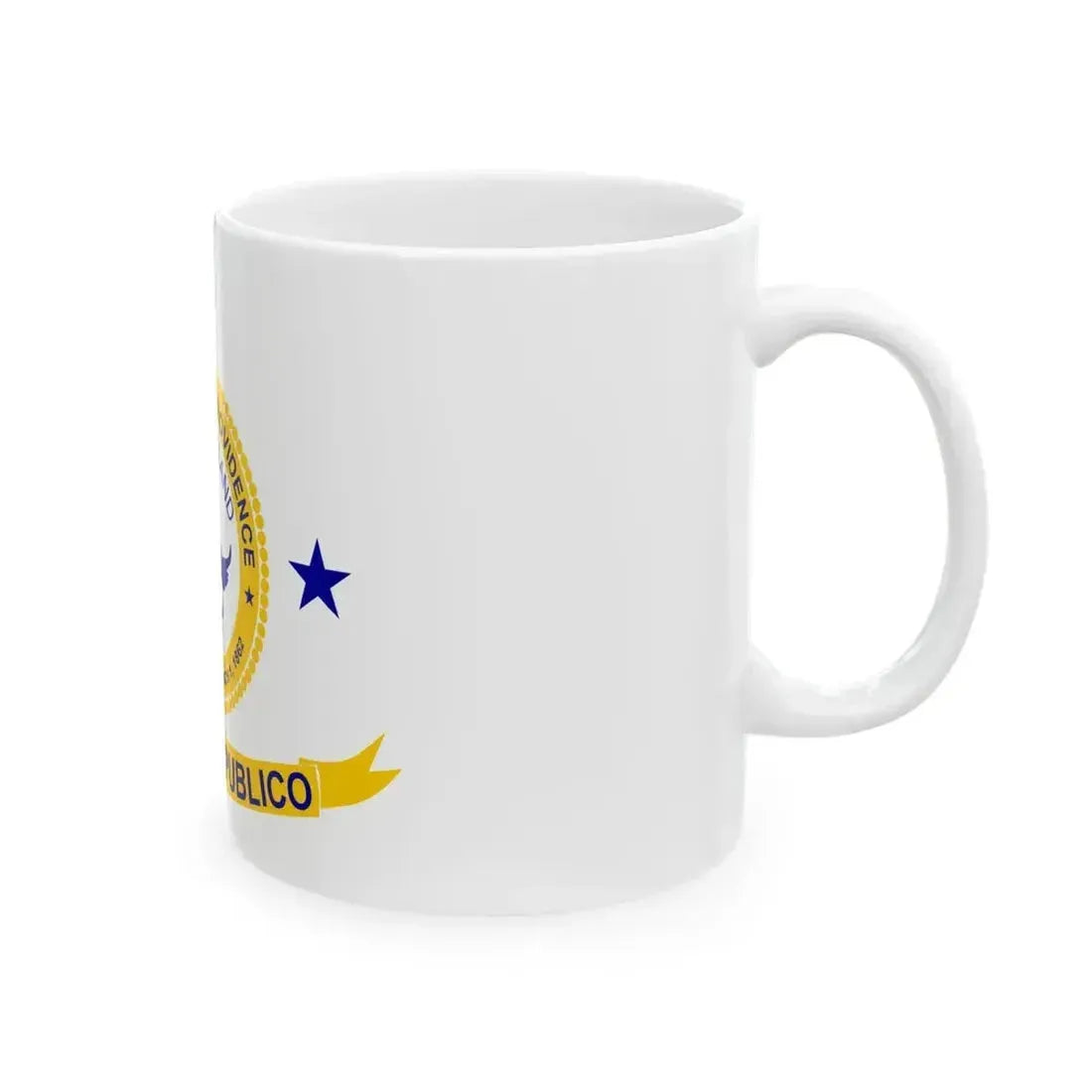 Flag of East Providence Rhode Island (United States) White Coffee Mug - Go Mug Yourself