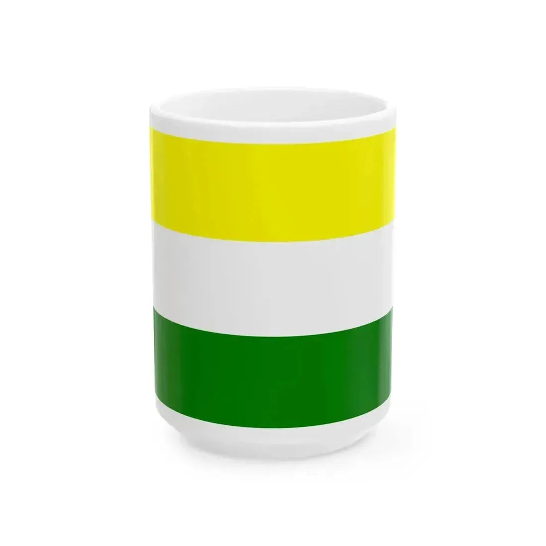 Flag of East Sumatra (Indonesia) White Coffee Mug 15oz - Go Mug Yourself