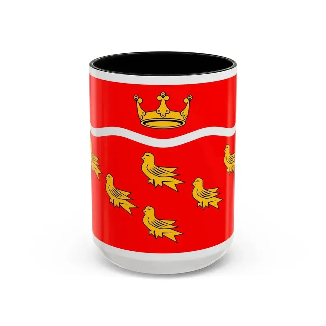 Flag of East Sussex UK - Accent Coffee Mug 15oz Black - Go Mug Yourself