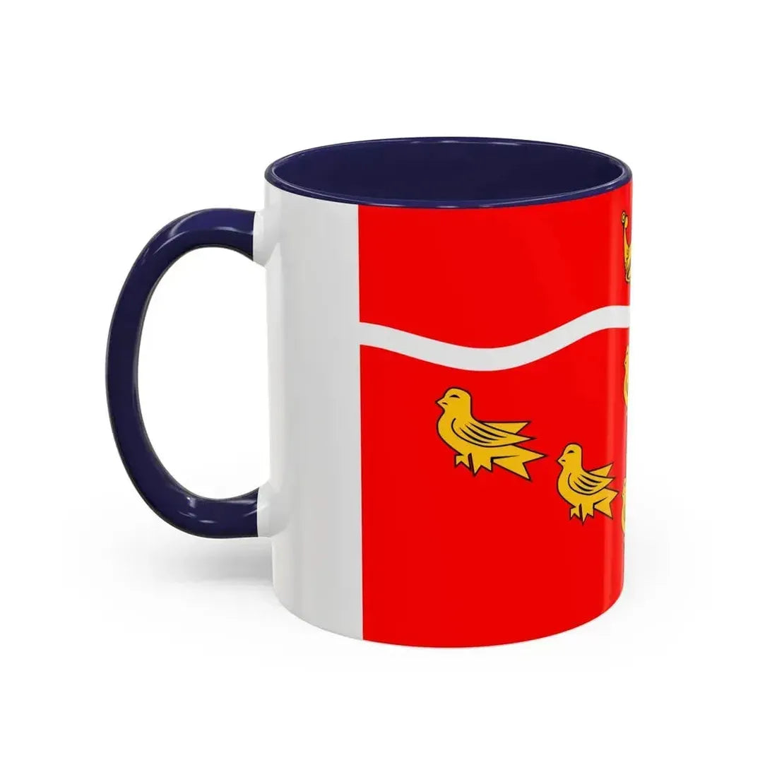 Flag of East Sussex UK - Accent Coffee Mug - Go Mug Yourself