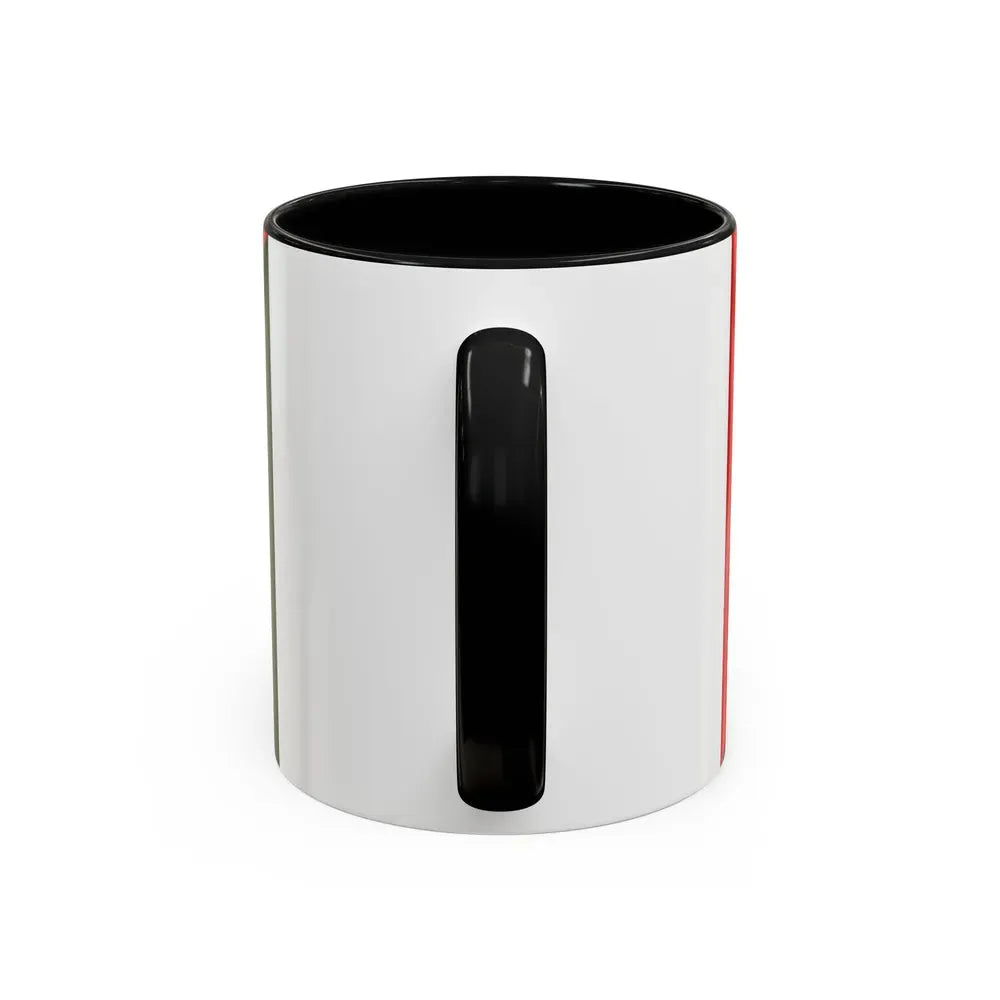 Flag of Eastern Highlands Papa New Guinea - Accent Coffee Mug - Go Mug Yourself