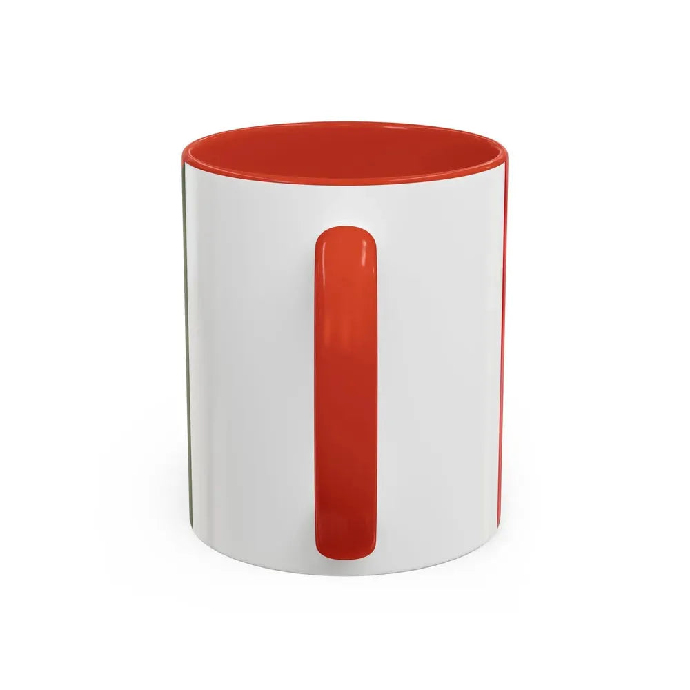 Flag of Eastern Highlands Papa New Guinea - Accent Coffee Mug - Go Mug Yourself