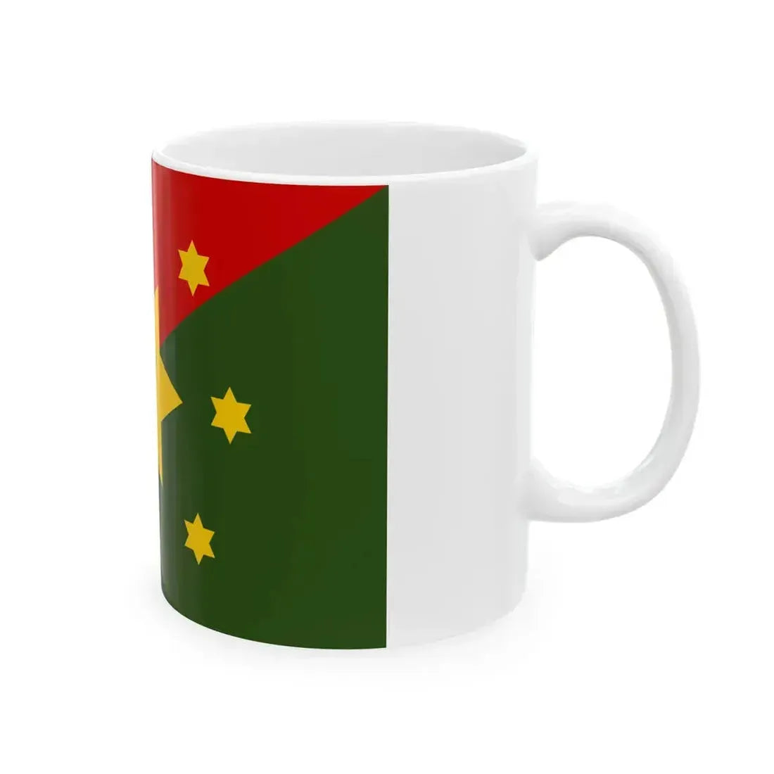 Flag of Eastern Highlands Papa New Guinea - White Coffee Mug - Go Mug Yourself