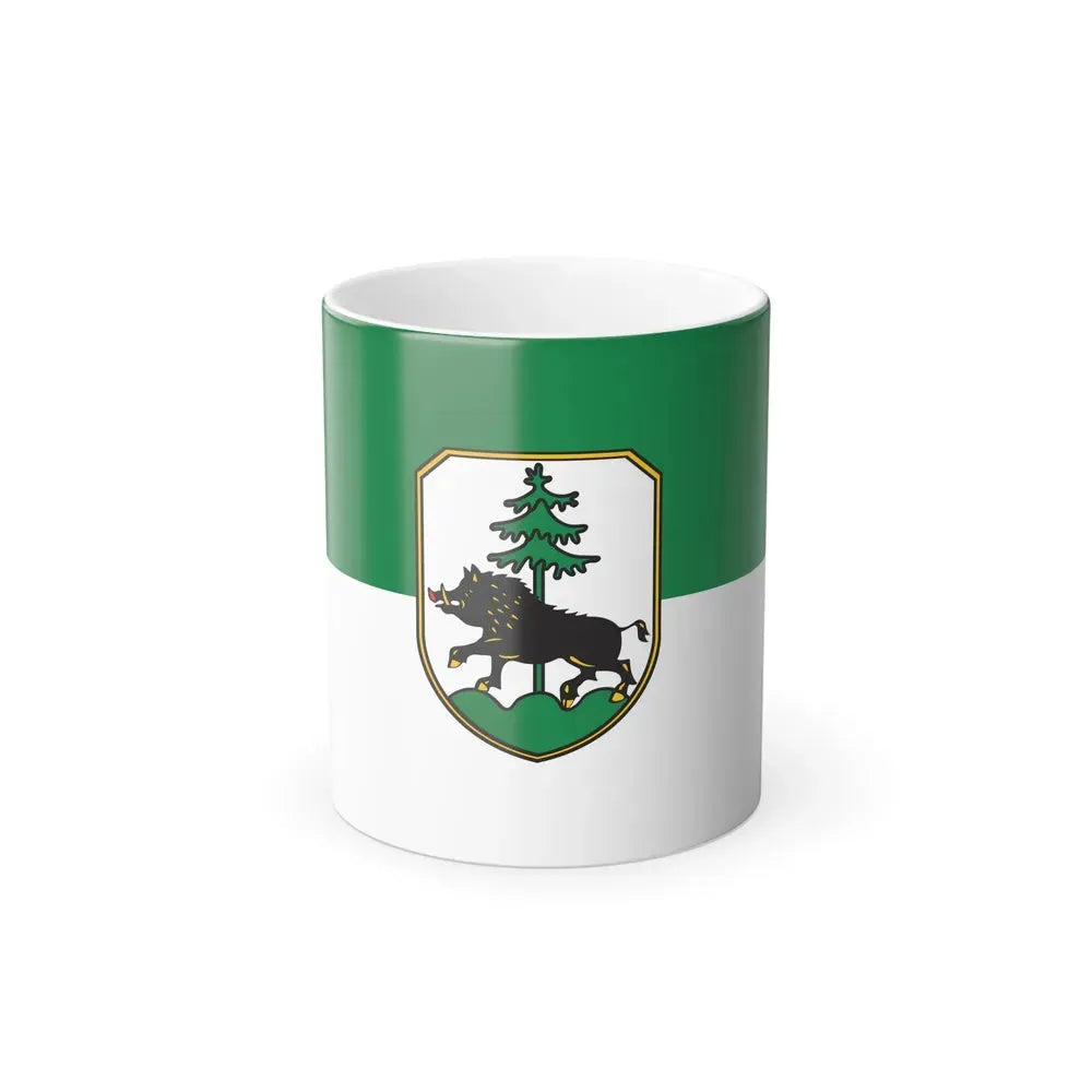 Flag of Ebersberg Germany - Color Changing Coffee Mug 11oz - Go Mug Yourself