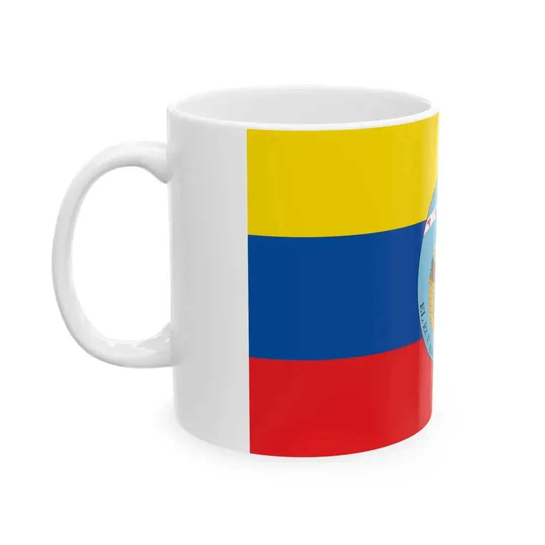 Flag of Ecuador 1830-1835 (Ecuador) White Coffee Mug - Go Mug Yourself