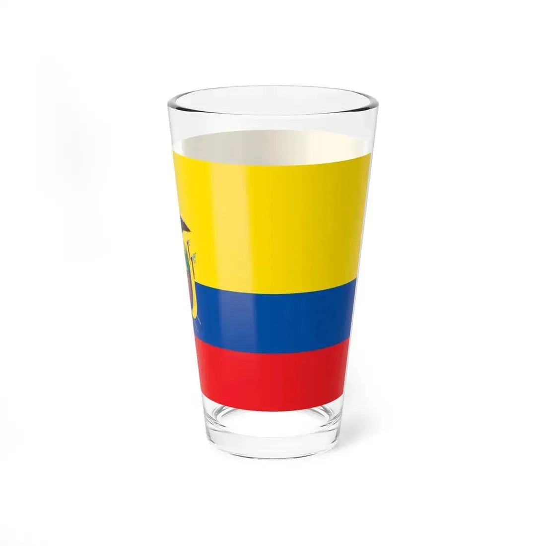 Flag of Ecuador 1900-2009 (Ecuador) Pint Glass 16oz - Go Mug Yourself