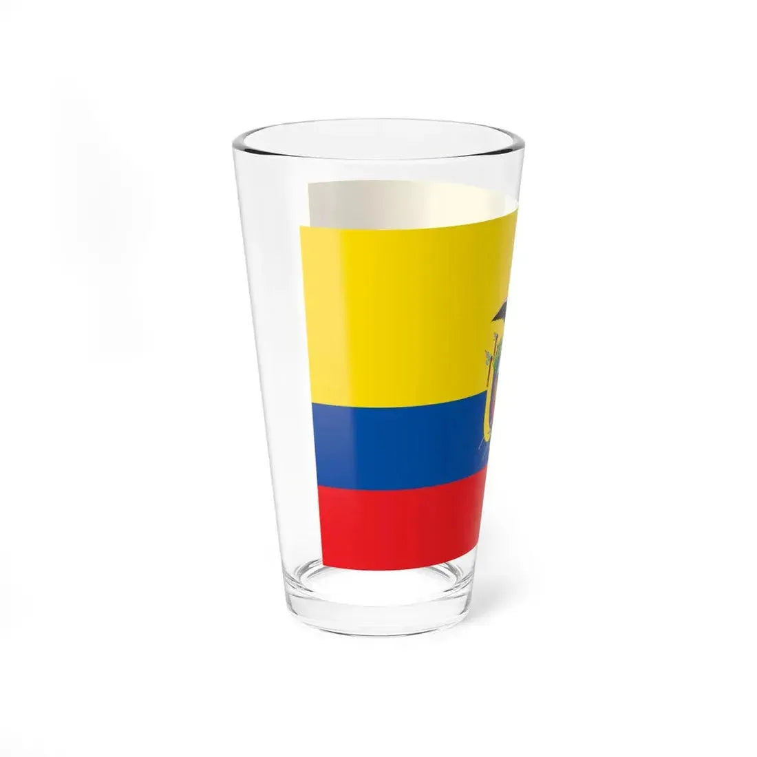 Flag of Ecuador (Ecuador) Pint Glass 16oz - Go Mug Yourself