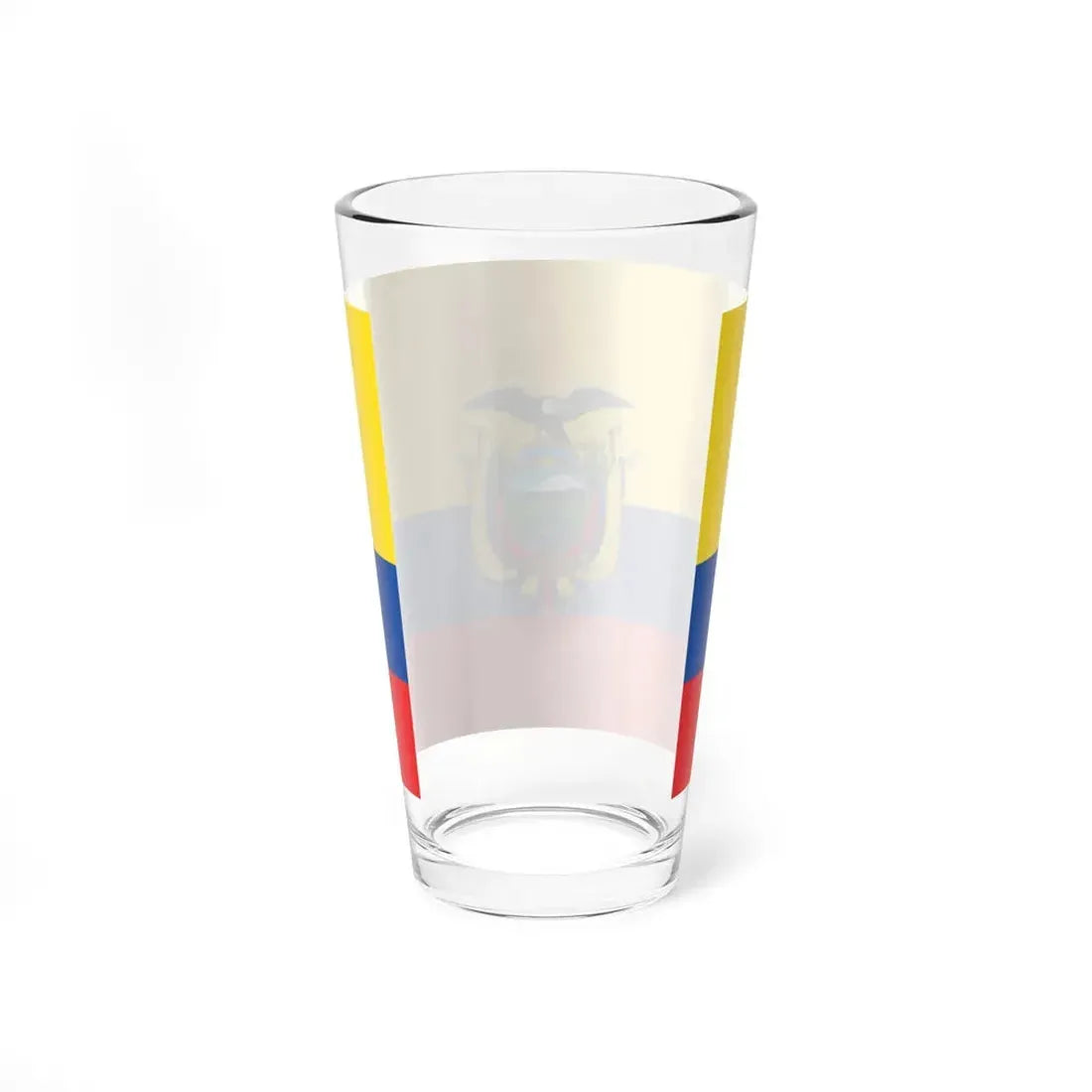 Flag of Ecuador (Ecuador) Pint Glass 16oz - Go Mug Yourself