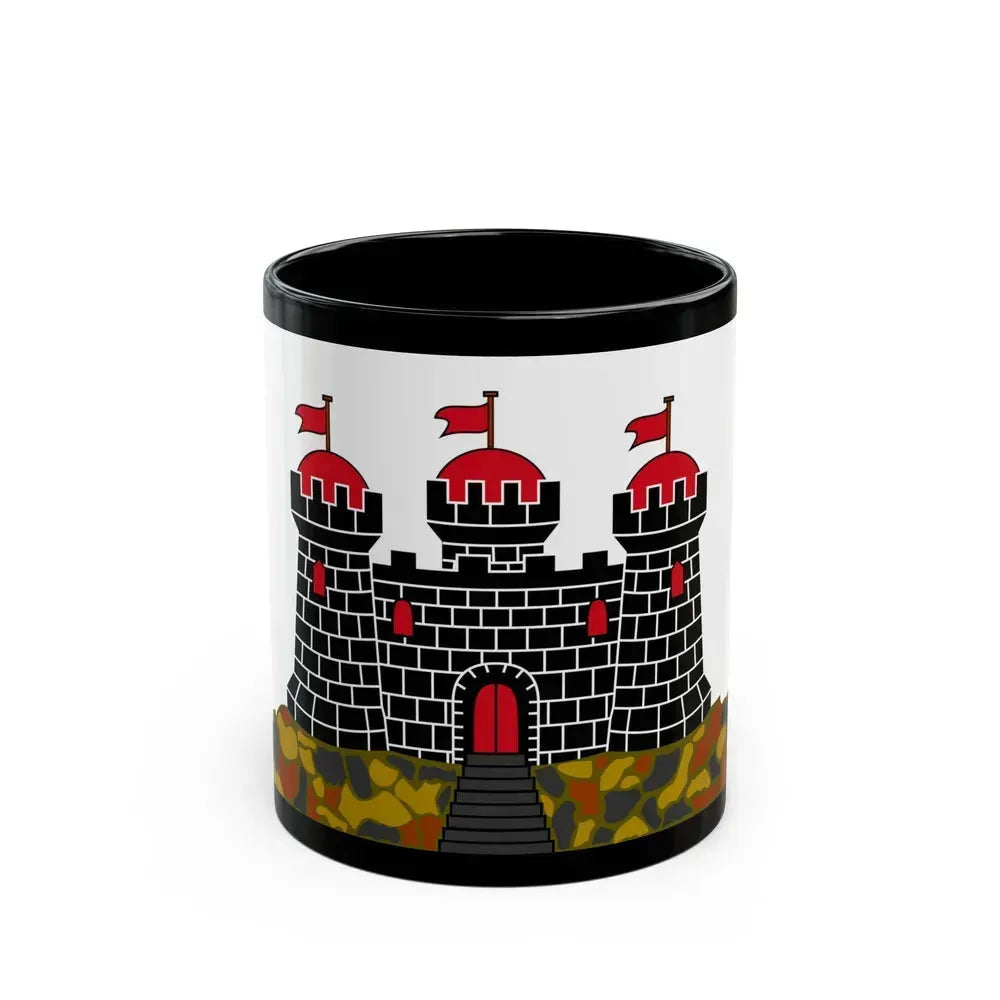 Flag of Edinburgh UK - Black Coffee Mug 11oz - Go Mug Yourself