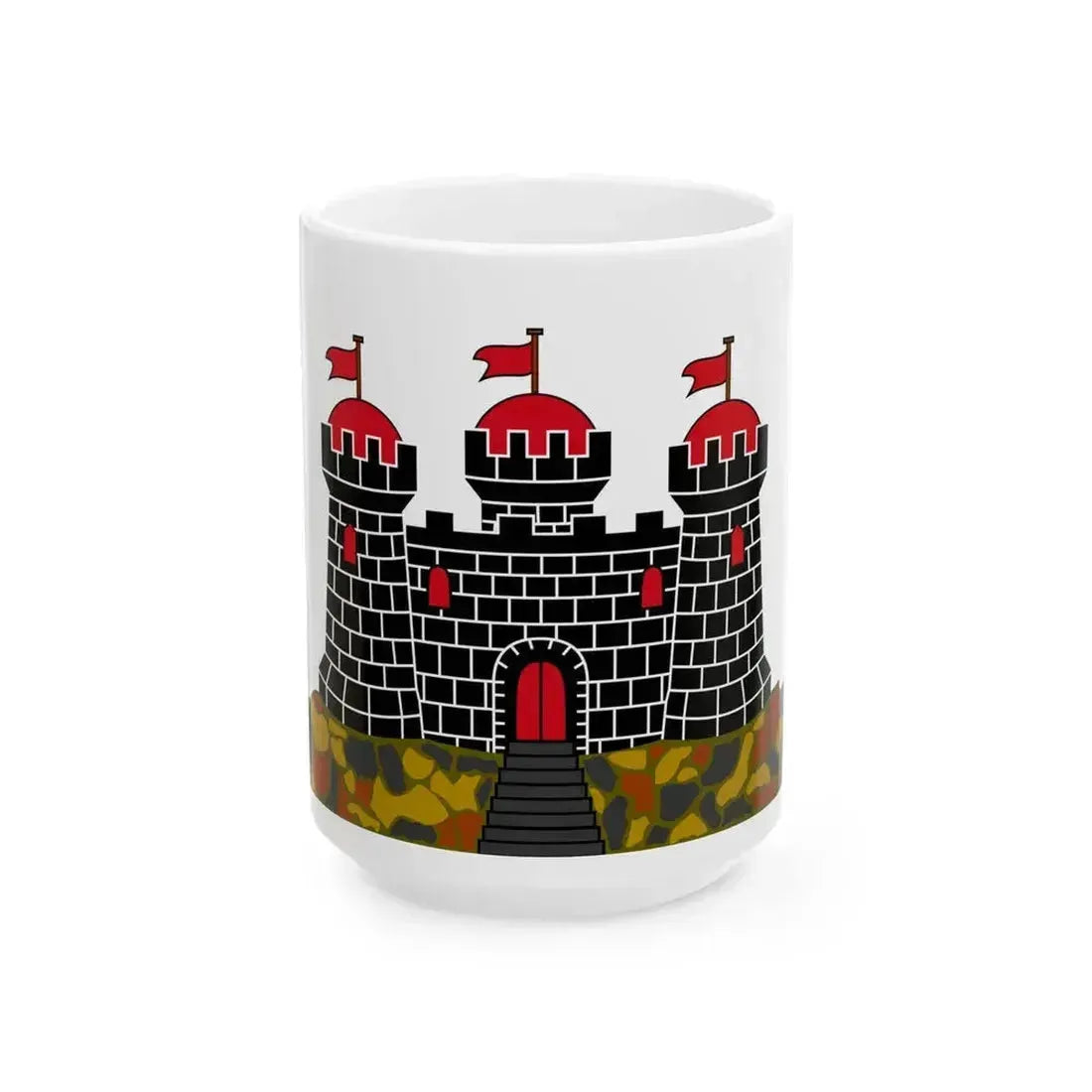 Flag of Edinburgh UK - White Coffee Mug 15oz - Go Mug Yourself