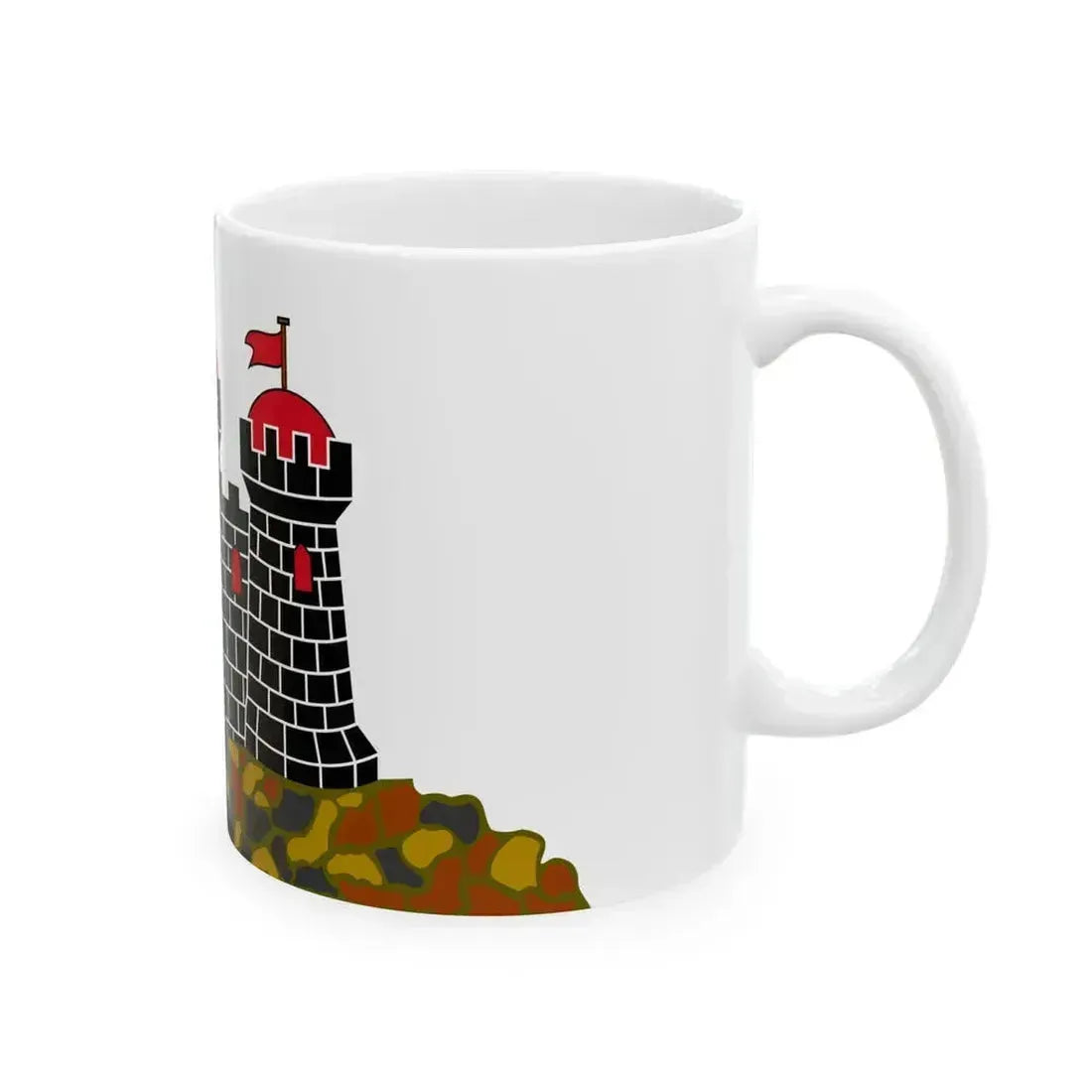 Flag of Edinburgh UK - White Coffee Mug - Go Mug Yourself