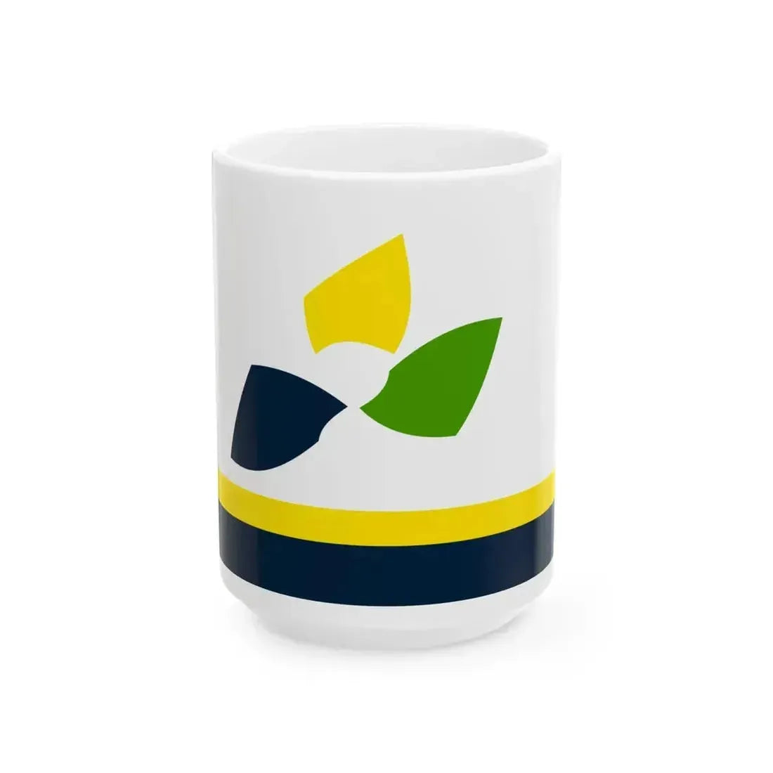 Flag of Edmundston (Canada) White Coffee Mug 15oz - Go Mug Yourself