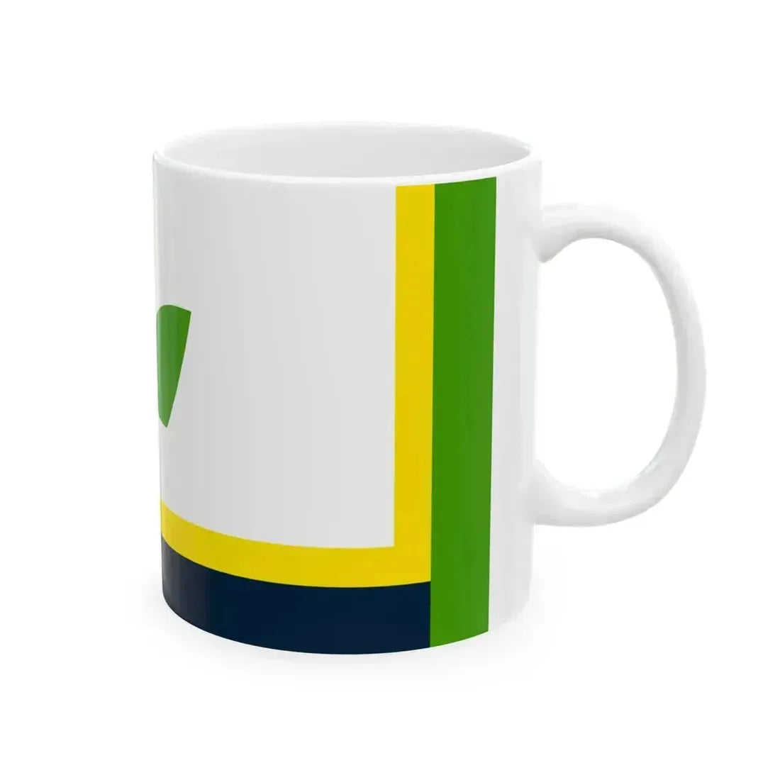 Flag of Edmundston (Canada) White Coffee Mug - Go Mug Yourself