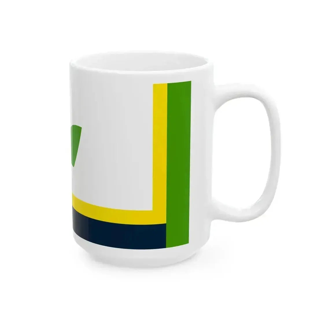 Flag of Edmundston (Canada) White Coffee Mug - Go Mug Yourself